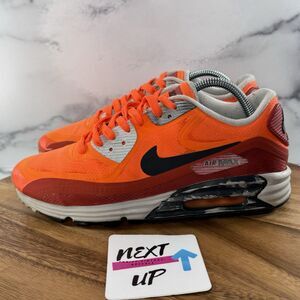 Men’s 8.5-Nike Air Max Lunar 90 Sneakers 654471-800 Hyper Crimson Dark Ash Red